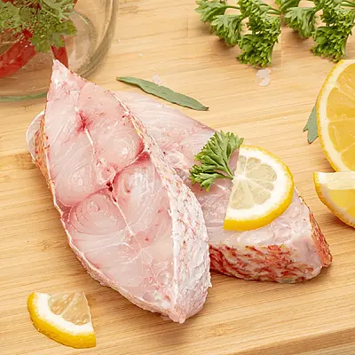 Red Snapper Fish Cut into Pcs Red Snapper Fish Cut into Pcs