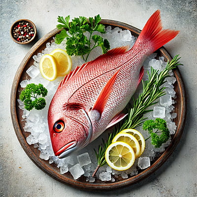 Red Snapper Fish Whole (1-2Lbs)