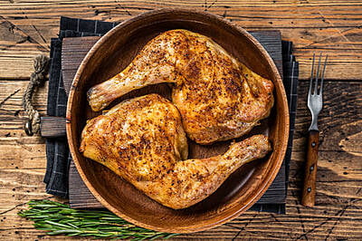 Marinated Chicken Leg Quarters Uncut