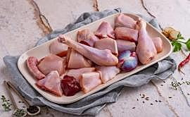 Country Whole Rooster 3lb (Skinless & Cut)Small