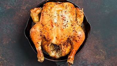Fire Roasted Country Whole Rooster 4lb (Skin & Uncut with Turmeric)