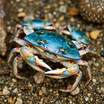 Blue Crab (Nandu) (Cleaned and ready to cook)