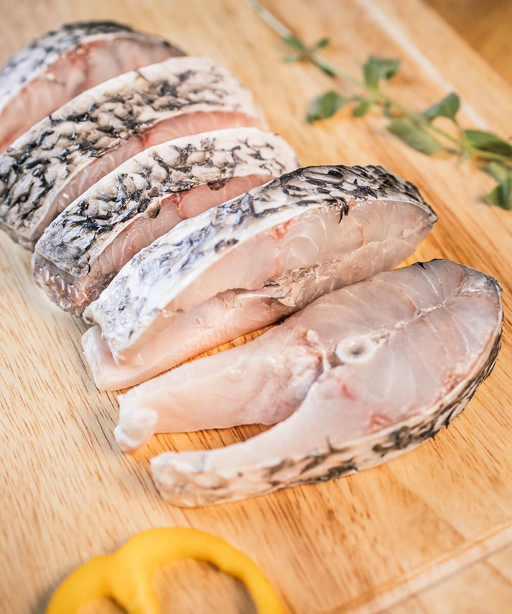 Bangamary Fish cut into pieces