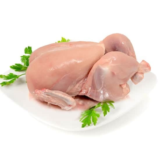 Whole Chicken 3lb (Skinless & Uncut)