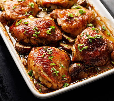 Marinated Chicken Thigh Boneless (Uncut)
