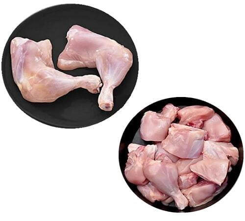 Chicken Leg Quarters (Skinless & Cut into Pieces) Chicken Leg Quarters (Skinless & Cut into Pieces)