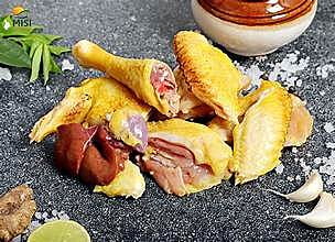 Fire Roasted Country Whole Rooster 4lb (Skin & Cut with Turmeric)-Small/Curry Cut