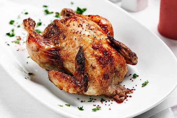 Marinated Whole Chicken (Skinless & Cut into pieces)